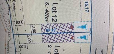 Terrain seul à Lézignan-Corbières en Aude (11) de 487 m² à vendre au prix de 79000€ - 2