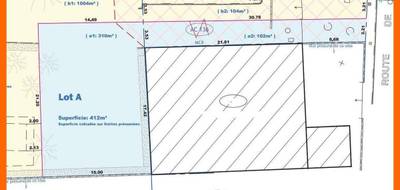 Terrain seul à Dagneux en Ain (01) de 411 m² à vendre au prix de 130000€ - 1