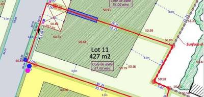 Terrain seul à Nivillac en Morbihan (56) de 427 m² à vendre au prix de 69000€ - 3