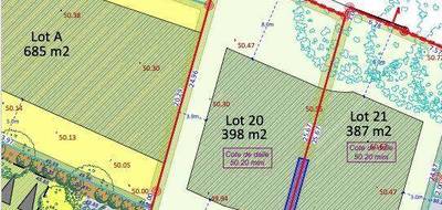 Terrain seul à Nivillac en Morbihan (56) de 398 m² à vendre au prix de 65000€ - 2