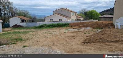 Terrain seul à Saint-Georges-les-Bains en Ardèche (07) de 515 m² à vendre au prix de 85000€ - 1