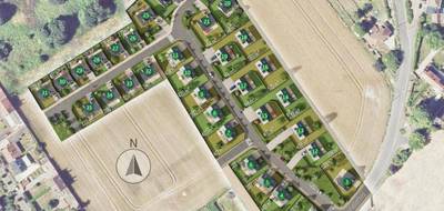 Terrain seul à Corbehem en Pas-de-Calais (62) de 566 m² à vendre au prix de 58800€ - 1