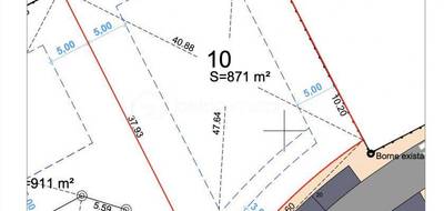 Terrain seul à Montbeton en Tarn-et-Garonne (82) de 870 m² à vendre au prix de 87000€ - 2