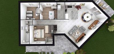Programme terrain + maison à Chamant en Oise (60) de 428 m² à vendre au prix de 333600€ - 2