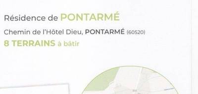 Terrain seul à Pontarmé en Oise (60) de 331 m² à vendre au prix de 145950€ - 2