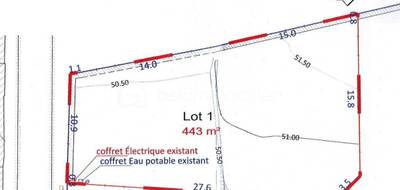 Terrain seul à Marennes-Hiers-Brouage en Charente-Maritime (17) de 443 m² à vendre au prix de 67000€ - 2