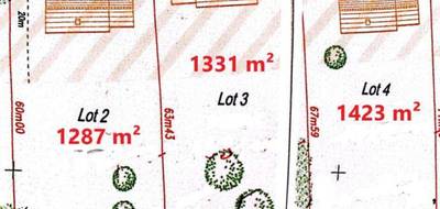 Terrain seul à Courdemanche en Eure (27) de 1287 m² à vendre au prix de 64990€ - 3