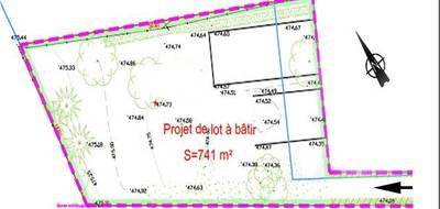 Terrain seul à Sergy en Ain (01) de 741 m² à vendre au prix de 370000€ - 2