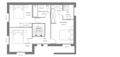 Programme terrain + maison à Saint-Jean-les-Deux-Jumeaux en Seine-et-Marne (77) de 1298 m² à vendre au prix de 324600€ - 4