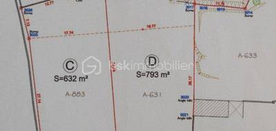 Terrain seul à Roquessels en Hérault (34) de 793 m² à vendre au prix de 110500€ - 1