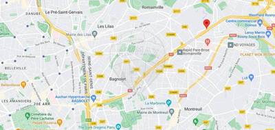 Terrain seul à Noisy-le-Sec en Seine-Saint-Denis (93) de 450 m² à vendre au prix de 264000€ - 2