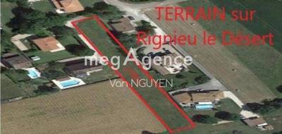 Terrain seul à Chazey-sur-Ain en Ain (01) de 2190 m² à vendre au prix de 215000€ - 1