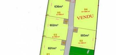 Terrain seul à Ploërmel en Morbihan (56) de 651 m² à vendre au prix de 85000€ - 2