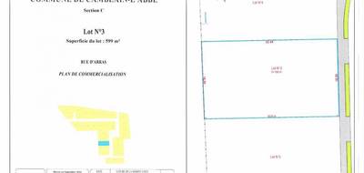 Terrain seul à Camblain-l'Abbé en Pas-de-Calais (62) de 599 m² à vendre au prix de 73000€ - 1