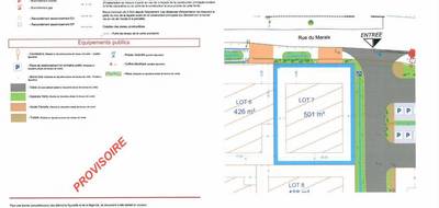 Terrain seul à Nouvelle-Église en Pas-de-Calais (62) de 501 m² à vendre au prix de 73000€ - 1