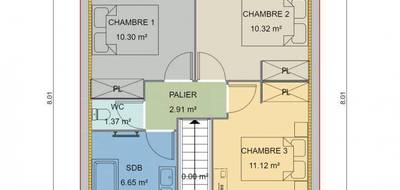 Programme terrain + maison à Pontoise en Val-d'Oise (95) de 440 m² à vendre au prix de 399800€ - 4