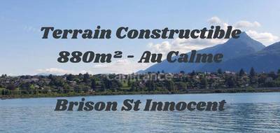 Terrain seul à Brison-Saint-Innocent en Savoie (73) de 886 m² à vendre au prix de 355000€ - 3