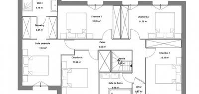 Programme terrain + maison à Saint-Jean-les-Deux-Jumeaux en Seine-et-Marne (77) de 1298 m² à vendre au prix de 500680€ - 4
