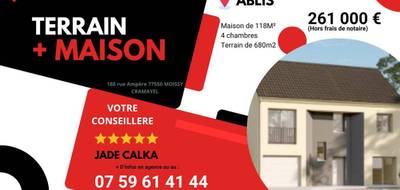 Programme terrain + maison à Dourdan en Essonne (91) de 680 m² à vendre au prix de 261000€ - 1