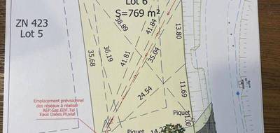 Terrain seul à Verdun-sur-Garonne en Tarn-et-Garonne (82) de 769 m² à vendre au prix de 99000€ - 4