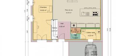 Programme terrain + maison à Jouy-le-Moutier en Val-d'Oise (95) de 700 m² à vendre au prix de 654685€ - 4