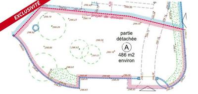 Terrain seul à Dommartin en Rhône (69) de 486 m² à vendre au prix de 250000€ - 2