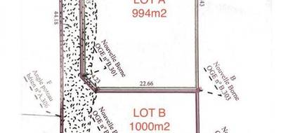 Terrain seul à Solignac en Haute-Vienne (87) de 1000 m² à vendre au prix de 48500€ - 3