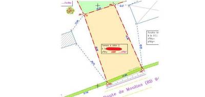 Terrain seul à Souvigny en Allier (03) de 879 m² à vendre au prix de 15000€ - 2