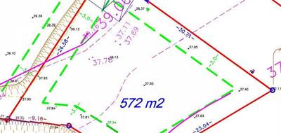 Terrain seul à Capestang en Hérault (34) de 572 m² à vendre au prix de 135000€ - 2