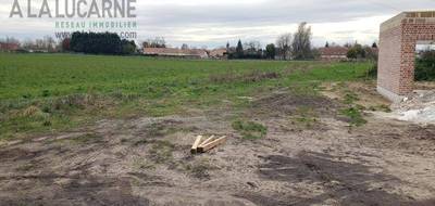 Terrain seul à Hergnies en Nord (59) de 1375 m² à vendre au prix de 74500€ - 1