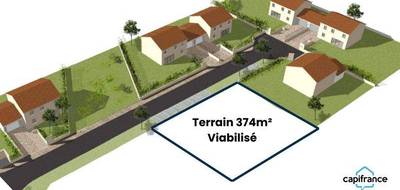 Terrain seul à Mions en Rhône (69) de 374 m² à vendre au prix de 209000€ - 1