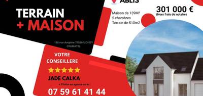 Programme terrain + maison à Dourdan en Essonne (91) de 510 m² à vendre au prix de 301000€ - 1