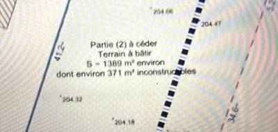 Terrain seul à Givry en Saône-et-Loire (71) de 1389 m² à vendre au prix de 107000€ - 2