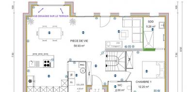 Programme terrain + maison à Villiers-Adam en Val-d'Oise (95) de 575 m² à vendre au prix de 475000€ - 3