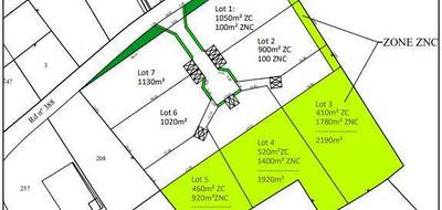 Terrain seul à Savigny en Manche (50) de 1920 m² à vendre au prix de 38600€ - 2