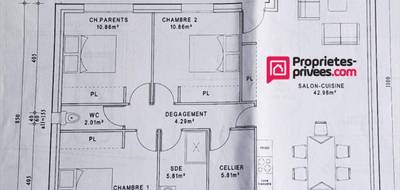 Terrain seul à Selles-sur-Cher en Loir-et-Cher (41) de 900 m² à vendre au prix de 23990€ - 4