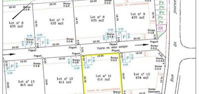 Terrain seul à Châteaudun en Eure-et-Loir (28) de 414 m² à vendre au prix de 41500€ - 3