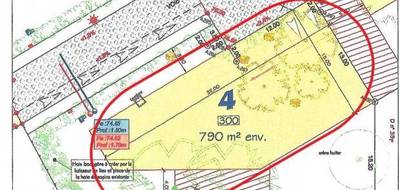 Terrain seul à Louvigné-de-Bais en Ille-et-Vilaine (35) de 794 m² à vendre au prix de 72470€ - 3