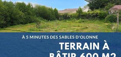 Terrain seul à Vairé en Vendée (85) de 600 m² à vendre au prix de 118000€ - 1