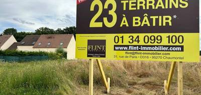 Terrain seul à Pontarmé en Oise (60) de 290 m² à vendre au prix de 120000€ - 1