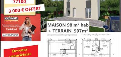 Terrain seul à Nanteuil-lès-Meaux en Seine-et-Marne (77) de 595 m² à vendre au prix de 150000€ - 4