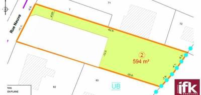 Terrain seul à Sainte-Croix-en-Plaine en Haut-Rhin (68) de 592 m² à vendre au prix de 126800€ - 3