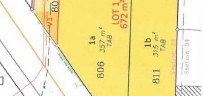 Terrain seul à Muntzenheim en Haut-Rhin (68) de 672 m² à vendre au prix de 149500€ - 2