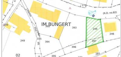 Terrain seul à Blies-Ébersing en Moselle (57) de 610 m² à vendre au prix de 47500€ - 2