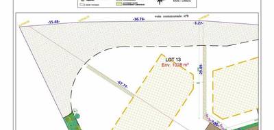 Terrain seul à Esches en Oise (60) de 648 m² à vendre au prix de 121000€ - 4