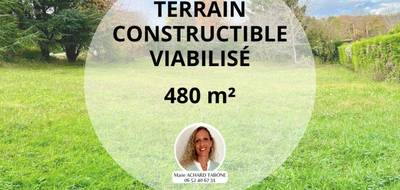 Terrain seul à Villette-de-Vienne en Isère (38) de 480 m² à vendre au prix de 194000€ - 1