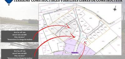 Terrain seul à Sorrus en Pas-de-Calais (62) de 502 m² à vendre au prix de 75000€ - 1