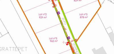 Terrain seul à Souligny en Aube (10) de 934 m² à vendre au prix de 84090€ - 3