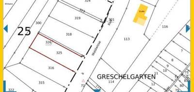 Terrain seul à Veckring en Moselle (57) de 721 m² à vendre au prix de 118965€ - 3