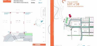 Terrain seul à Guînes en Pas-de-Calais (62) de 453 m² à vendre au prix de 55500€ - 2